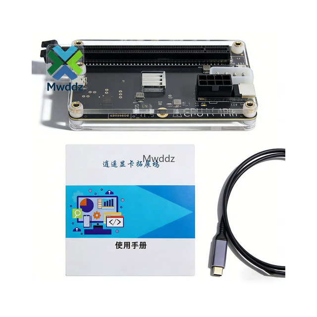 Mini Graphics Card Box Video Card Box + GPU Dock + 100cm/39.4" USB4 Data Cable for Thunderbolt 4 & 3