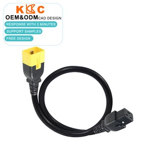 1ฟุต3Ft 5Ft 6Ft 125V AC สายเคเบิ้ล sjtw 18AWG 16AWG 14Awg C19ปลั๊กตัวผู้กับตัวเมีย C20 - Product Image 1