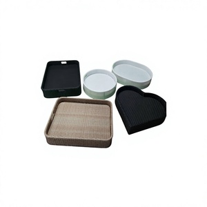 Bandeja Flotante Ovalada de Ratán Sintético, Diseño Blanco, Duradera y Ecológica, para Piscina, Playa, Resort, Hotel, Muebles de Exterior - Product Image 4