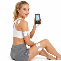 Appareil de stimulation électrique transcutanée (TENS) compact, 24 modes, 20 niveaux d'intensité, batterie rechargeable pour le corps