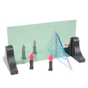 Appareil d'expérimentation sur l'imagerie par miroir plan, miroir en verre optique, grand outil pédagogique scientifique semi-réfléchissant, pour collège - Product Image 2