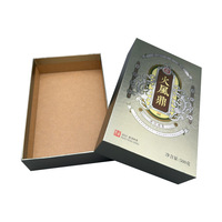 Quantité minimale de commande bas boîte à thé personnalisée couleur imprimé LOGO papier kraft carte blanche pliante petit paquet boîte à tiroir carton boîte à cartes en or
