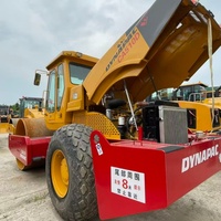 Rouleau compresseur vibrant à tambour unique Dynapac CA510D d'occasion pour la compactation de sols lourds et de roches dans la construction de routes, de barrages et d'aéroports