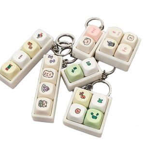 Llaveros de acrílico de anime y dibujos animados sin mínimo de compra, con impresión UV a color personalizada, antiestrés, bonitos, para accesorios de bolso y colgantes. - Product Image 1