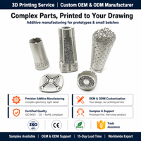 Services d'impression 3D sur mesure en acier inoxydable, fabrication additive SLM 316L, composants de géométrie complexe, pièces de montre