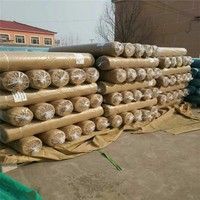 Filet d'ombrage pour serre en plastique HDPE beige renforcé / Filet de protection solaire pour verger, pliable et découpable