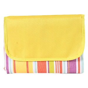 Aanpasbare Oxford-stof vochtbestendige picknickmat deken geruit gestreept bladprint verdikt antislip makkelijk op te bergen buiten - Product Image 3