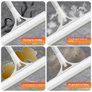 Professional Household <strong>Cleaning</strong> <strong>Tool</strong> Glass Silicone Scraper with Stainless Steel Handle <strong>for</strong> Bathroom Mirrors <strong>Windows</strong> Floors - Product Image 3