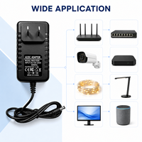 Adaptateur secteur mural AC/DC 3V 2A 6W 2000mA durable, certifié CE FCC RoHS, pour décodeur et commutateur réseau