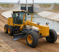 Nouvelle Niveleuse à moteur Shanbo GR1803IV 190 CV 15,4 tonnes pour la construction, avec un moment de charge élevé, lame de 13 pieds et ripper