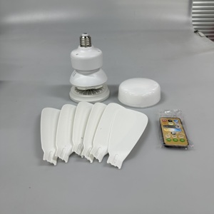 พัดลมเพดานอัจฉริยะ ไฟ LED เปลี่ยนสี RGB พร้อมหลอดไฟในตัว สำหรับตกแต่งห้องปาร์ตี้และงานอีเว้นท์ - Product Image 6