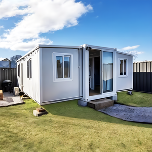 Conteneur de vie préfabriqué personnalisé maison extensible structure en acier expédition préfabriquée maison pliante Construction <span class=keywords><strong>immobilier</strong></span> - Product Image 1