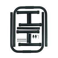 CooSport Station de Fitness Portable en Acier, Barre de Dip, Station de Musculation à Domicile, Hauteur Réglable, Capacité de Charge 127 kg/500 lb, Barres Parallèles