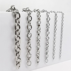 O-Shaped Chain <b>Bracelet</b> 22x14x4mm Silver Light Gold Plated <b>Metal</b> Chain For Women Jewelry Making Supplies - Product Image 3