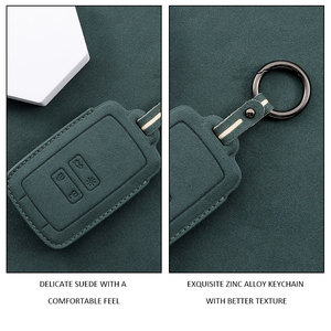 Funda de cuero de alta calidad para llave de coche para Renault Koleos Kadjar Clio Megane Talisman Espace Zoe Scenic Dacia <span class=keywords><strong>Sandero</strong></span> - Product Image 6