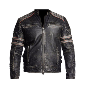 Chaqueta de Cuero Genuino para Hombre, de Lujo, Color Marrón, Piel de Vaca, Estilo Casual, con Bolsillos Personalizados, Talla XS, Tela de Lona Teñida Lisa, Precio Bajo - Product Image 5