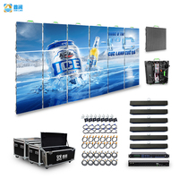 Pantalla LED de Alquiler para Interiores de Alta Resolución P2.6 P1.9, Video Wall Publicitario Portátil para Transmisión en Vivo, Fondo LED