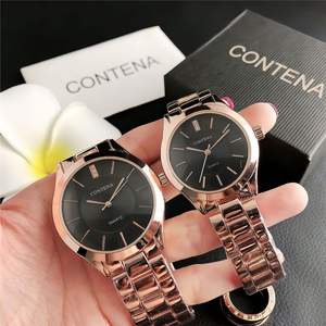 Reloj de pulsera impermeable de diseño nuevo y elegante para mujer, de marca, con logotipo personalizado, de lujo, con movimiento de cuarzo japonés, para parejas. - Product Image 3