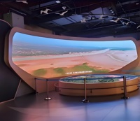 Écran LED incurvé de location VORTEX P3.91, forme personnalisable, 500x1000mm, décoration de scène visuelle 3D, mur LED