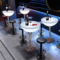 Table haute portable LED lumineuse étanche pour événements – Offre spéciale
