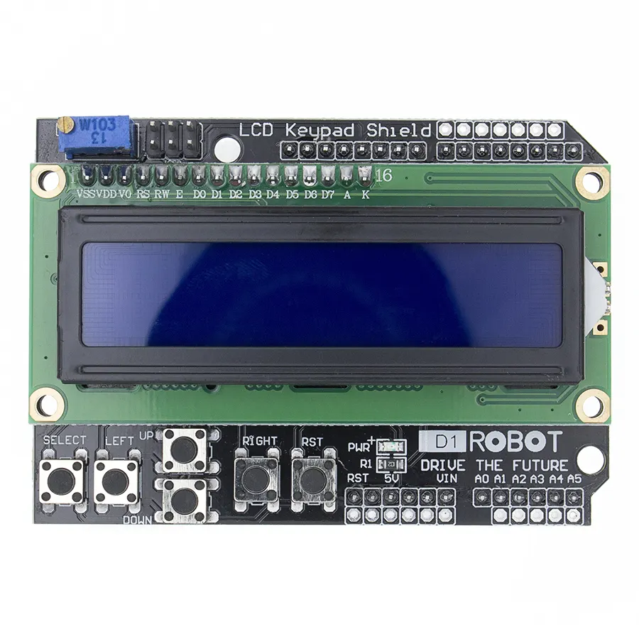 LCD Keypad Shield LCD1602 LCD 1602 Module Display blue screen For Arduino