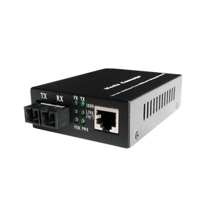 Convertidor de Medios Gigabit de Fibra Óptica SC de Modo Dual, Transceptor Óptico 1310/1550, 1 RJ45, Convertidor de Medios WDM - Product Image 2