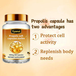 Capsules de propolis pour adultes en marque privée pour le soutien immunitaire et la gestion de l'énergie, compléments nutritionnels faibles en glucides et en sucre - Product Image 5