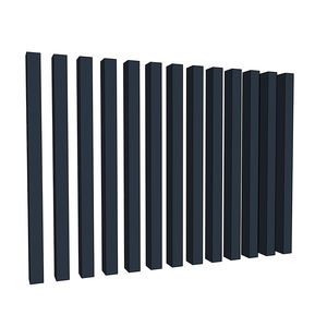 Moderne gepoedercoate aluminium privacy-schuttingpanelen met milieuvriendelijk ontwerp voor paardenhekken, doe-het-zelf, huiselijke veiligheid en tuinafscheiding - Product Image 1