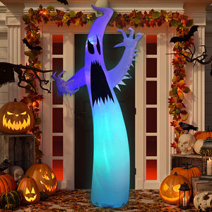 Vente chaude décorations d'halloween 2024 halloween gonflable extérieur fantôme halloween décor à la maison avec lumière LED - Product Image 1