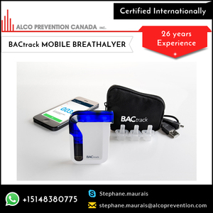 Alco Prevention Canada BACtrack Alcoholímetro Móvil Digital con Puerto USB - Product Image 2