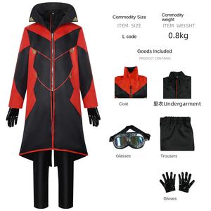 Yeni Tasarım Yetişkinler Rüzgarlık Takım Elbise ve Gözlük 4 Parça Cosplay Setleri <span class=keywords><strong>Dr</strong></span>. Eggman Nega Sonic Cadılar Bayramı Kostümleri Erkekler için - Product Image 6