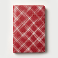 Carnet à couverture rigide en cuir PU Yalong A5, motif écossais classique, carnet à carreaux vintage, lot de 4 couleurs, YLA5T007