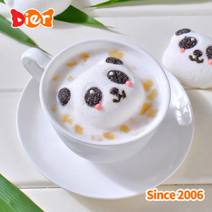 Caramelos al por mayor etiqueta privada personalizada 3D Panda malvavisco sabor afrutado suave <span class=keywords><strong>caramelo</strong></span> aperitivos algodón <span class=keywords><strong>de</strong></span> azúcar para café <span class=keywords><strong>Mate</strong></span> Snack ODM - Product Image 3