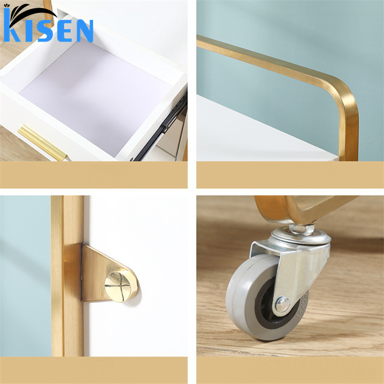 lash cart with drawers