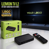 BOXPUT Lemon TV L2 TV Box Android 14.0 H618 4K 5G WIFI6 BT 5.4 GTV OS 1 unidad MOQ Logotipo de marca personalizado Gestión de dispositivos TV CMS Precio