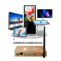 Pantalla completa que muestra Android 7,1 Media Player Tv Box Software de control remoto gratuito Efecto de pared de video Android Box