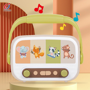Mini radio pour enfants Chengji, modèle de dessin animé, jouets musicaux d'éveil sensoriel précoce pour bébé, OEM - Product Image 2