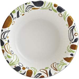 BWKDEER12BOWL-Deerfield Printed Paper Bowls <b>Party</b> Tableware & <b>Table</b> <b>Decorations</b> - Product Image 1