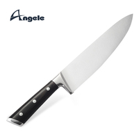 Couteaux de cuisine forgés en acier à haute teneur en carbone 7cr17mov, manche en bois Durable de 8 pouces, coupe de boucher en acier Offres Spéciales