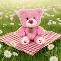 Vente flash - Peluche mini ours rose mignonne - Vente en gros - Peluche de haute qualité - Cadeau idéal pour les enfants
