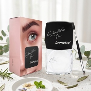 Kit Profesional de Cera Transparente para Laminado de Cejas, Jabón Fijador de Cejas de Larga Duración con Cepillo Doble para Uso en Salón - Product Image 2