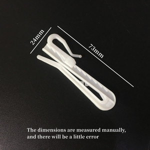 Rèm vải nhựa móc điều chỉnh móc nâng móc - Product Image 2