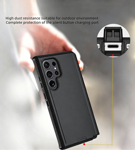 <span class=keywords><strong>Funda</strong></span> Protectora HUAYUAN Negra, Azul y Transparente, Resistente, Delgada y Robusta, con Clip para Cinturón, para HONOR PLAY 10 Magic9lite, <span class=keywords><strong>Funda</strong></span> Híbrida de PC y TPU - Product Image 6
