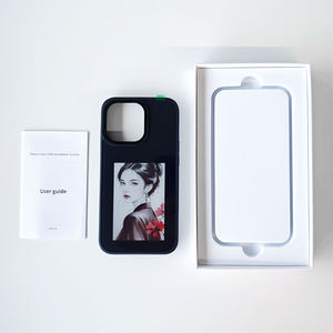 Étui <span class=keywords><strong>de</strong></span> téléphone intelligent NFC <span class=keywords><strong>de</strong></span> luxe AilesTecca avec écran <span class=keywords><strong>photo</strong></span> E Ink, étui <span class=keywords><strong>de</strong></span> téléphone électronique E Ink pour iPhone 16 15 14 13 12 Series - Product Image 3