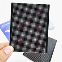 WOW 1.0 Magie Tricks La carte noire magique disparaît Illusion Toy Stage Stunt Props Plastic Close-up Poker
