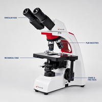 Phenix Binocular Microscope BMC302-IPL Laboratory Microscope Optical Instruments Biology Lab Microscope