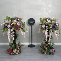 DKB Nouvelle Conception Boules de Fleurs Décoratives de 90 cm de Diamètre en Hortensia Ivoire pour Grand Centre de Table