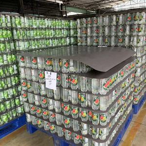 24 piezas de un cartón de bebidas carbonatadas 350ml PET embotellado 24 latas de sabor a manzana-Kosher Normal HACCP /ISO bebida gaseosa - Product Image 1