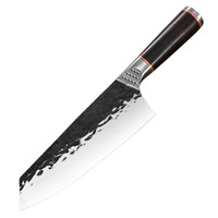 Couteau de chef Yangjiang, forgé à la main, en acier inoxydable, en acier au manganèse, avec manche en bois, pour couper le bœuf, le poisson et la viande
