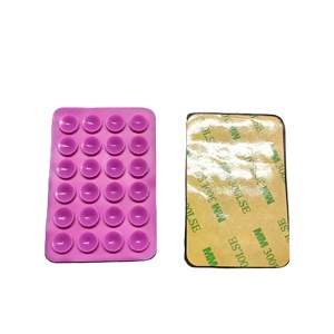 Non Slip Sucker Mat Mobile Phone Suction Cup <b>Silicone</b> Sucker Cup for Charging Treasure - Product Image 4